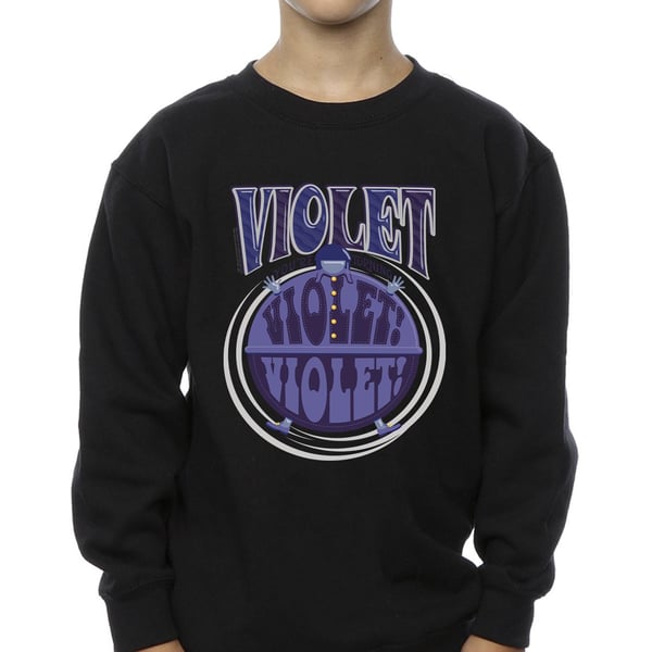 Willy Wonka Boys Violet Turning Violet Sweatshirt
