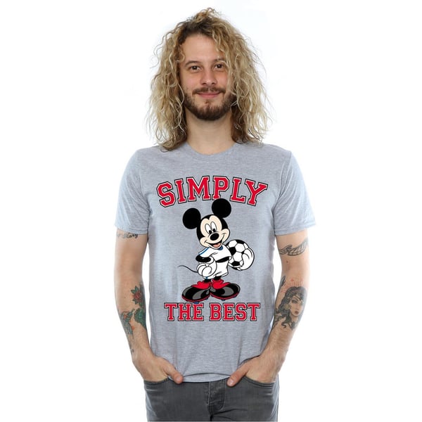 Disney Mens Mickey Mouse Simply The Best T-Shirt