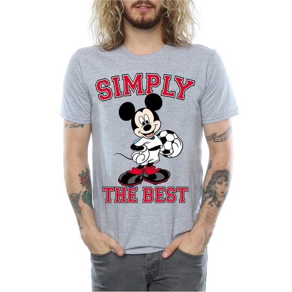 Disney Mens Mickey Mouse Simply The Best T-Shirt