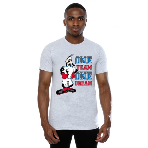 Disney Mens Goofy One Team One Dream T-Shirt