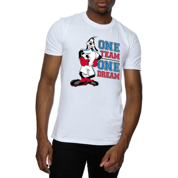 Disney Mens Goofy One Team One Dream T-Shirt