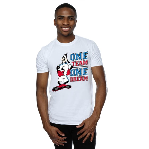 Disney Mens Goofy One Team One Dream T-Shirt