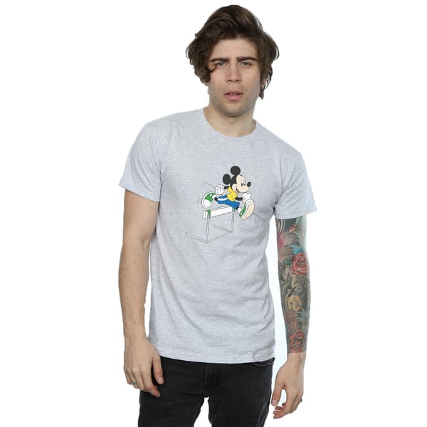 Disney Mens Mickey Mouse Hurdles T-Shirt