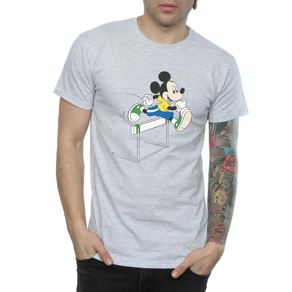 Disney Mens Mickey Mouse Hurdles T-Shirt