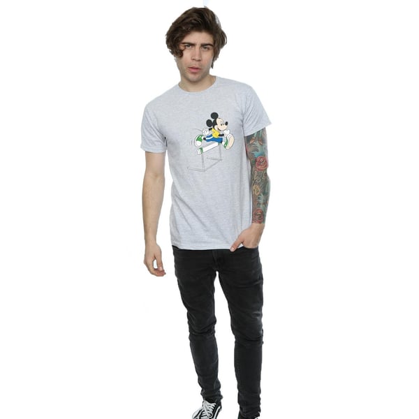 Disney Mens Mickey Mouse Hurdles T-Shirt