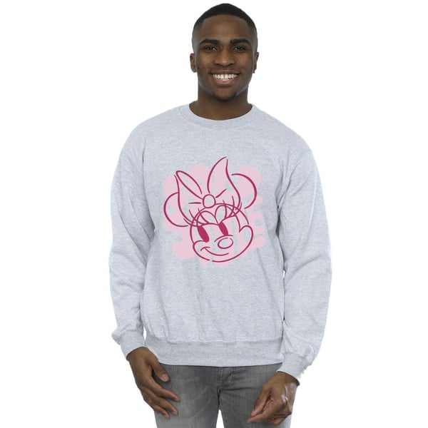 Disney Mens Minnie Mouse Bold Style Sweatshirt