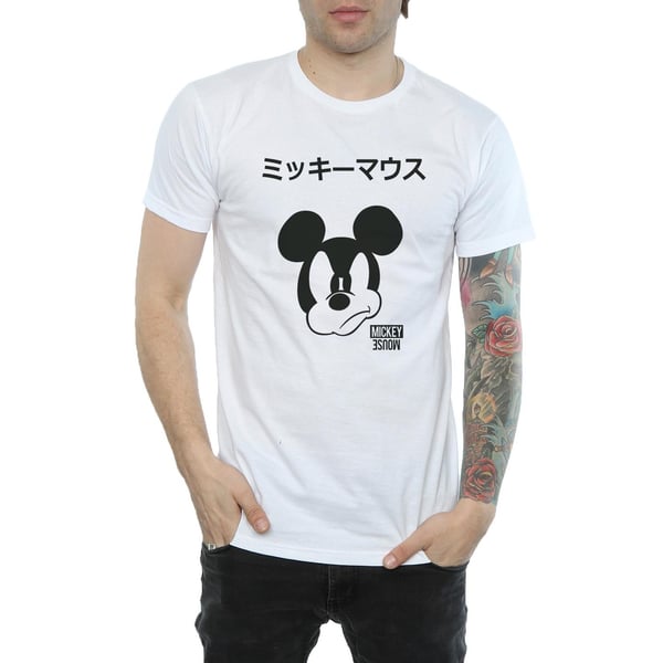Disney Mens Mickey Mouse Japanese T-Shirt
