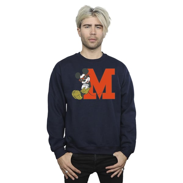 Disney Mens Mickey Mouse Leopard Trousers Sweatshirt