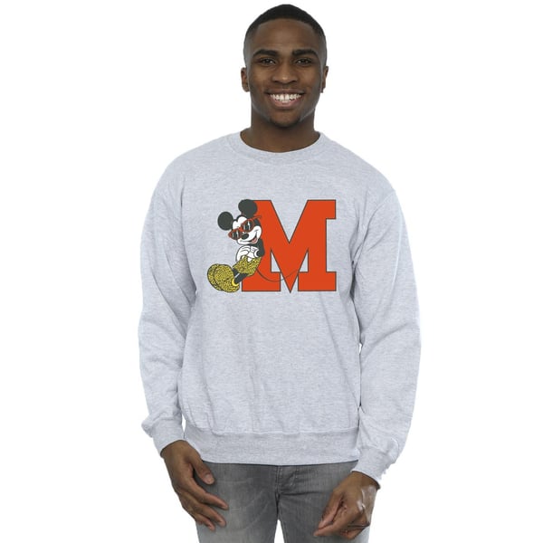 Disney Mens Mickey Mouse Leopard Trousers Sweatshirt