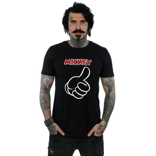 Disney Mens Mickey Mouse Thumbs Up T-Shirt