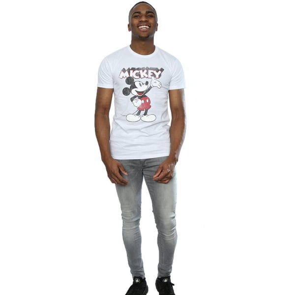 Disney Mens Mickey Mouse Presents T-Shirt