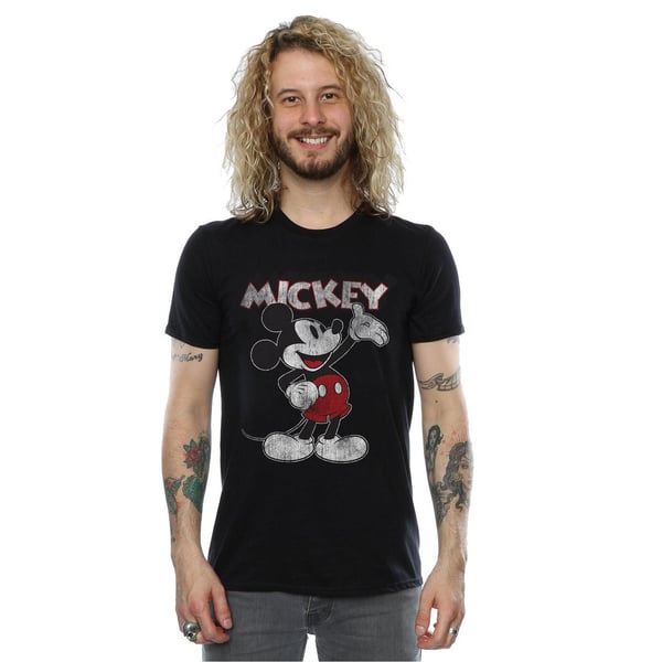 Disney Mens Mickey Mouse Presents T-Shirt