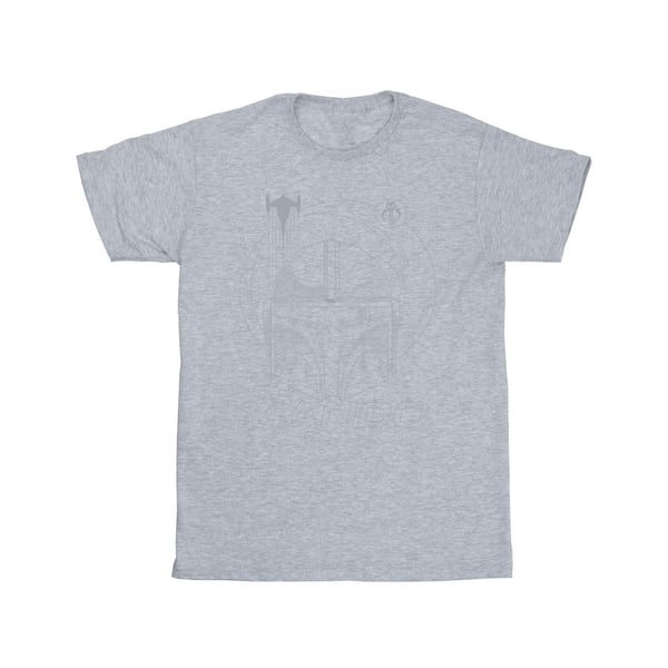 Star Wars Girls The Mandalorian Rings Hjälm T-shirt i bomull