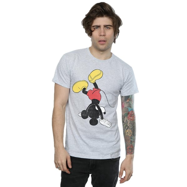Disney Mens Mickey Mouse Upside Down T-Shirt