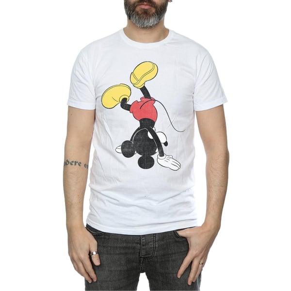 Disney Mens Mickey Mouse Upside Down T-Shirt