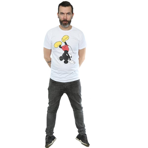 Disney Mens Mickey Mouse Upside Down T-Shirt