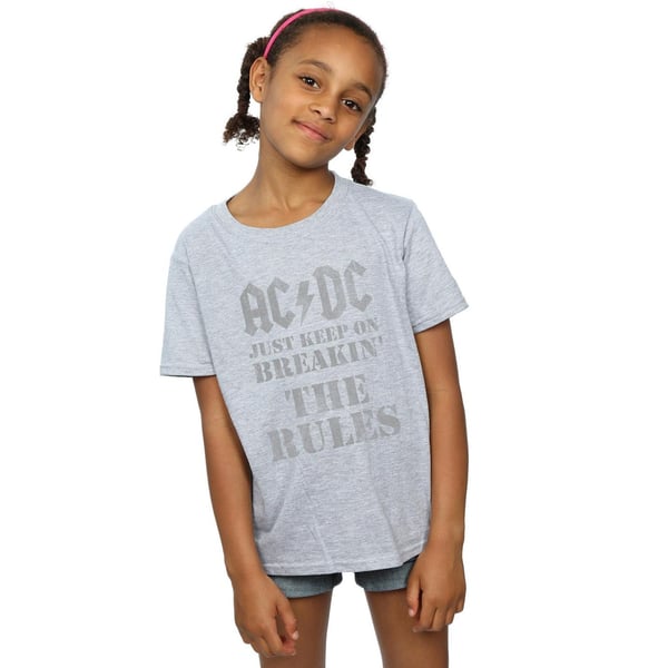 AC/DC Girls Just Keep On Breaking The Rules Cotton T-Shirt