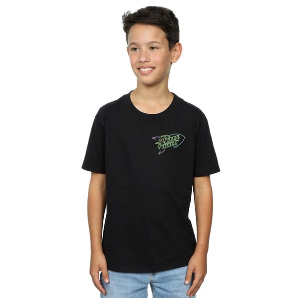 Disney Boys Toy Story Neon Pizza Planet Breast Print T-Shirt