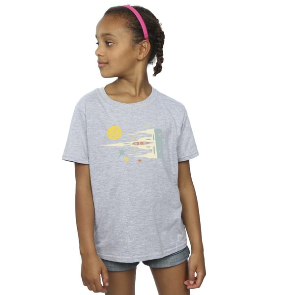 Star Wars Girls The Mandalorian Cutout Ship Cotton T-Shirt