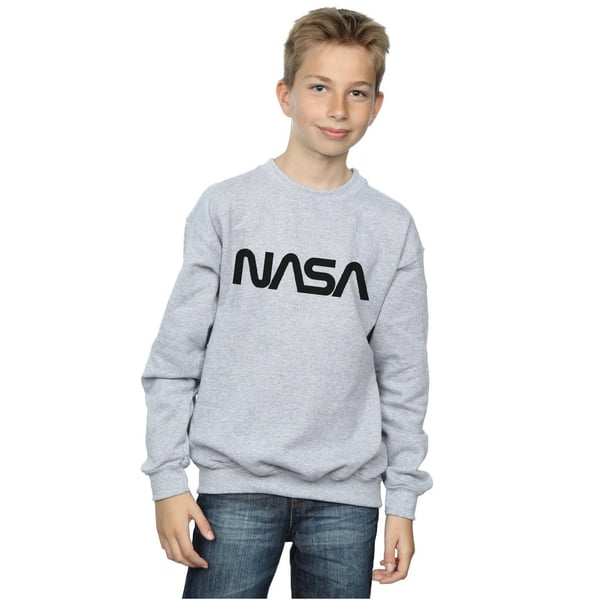 NASA Poikien Moderni Logo Collegepaita