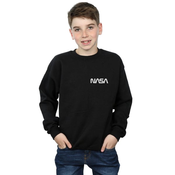 NASA Boys Modern Logo Chest Sweatshirt