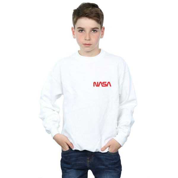 NASA Boys Modern Logo Chest Sweatshirt