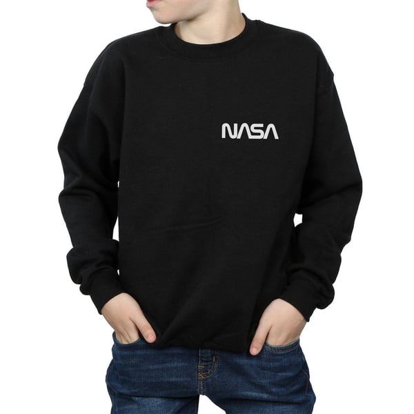 NASA Boys Modern Logo Chest Sweatshirt