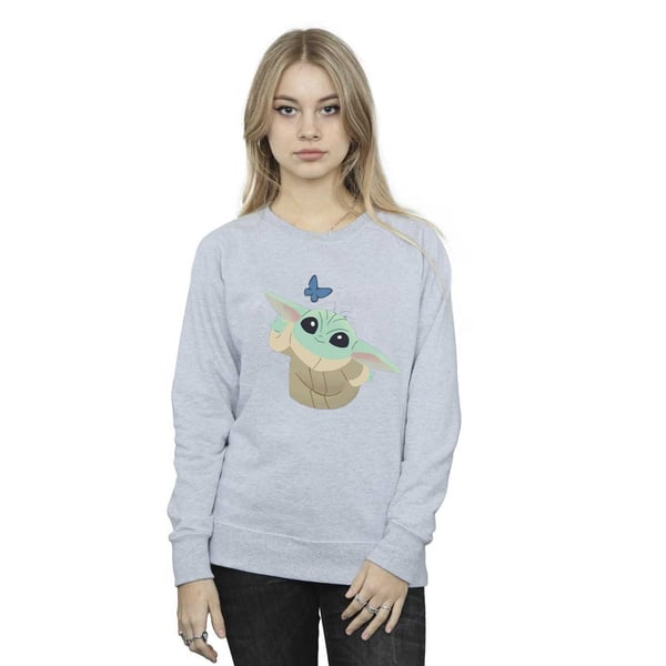 Star Wars Womens/Ladies The Mandalorian Butterfly Catching Sweatshirt