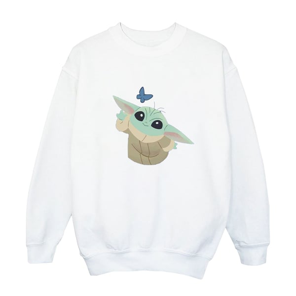Star Wars Womens/Ladies The Mandalorian Butterfly Catching Sweatshirt