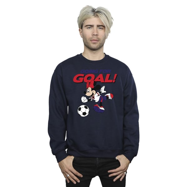 Disney Mens Minnie Mouse Going For Goal Sweatshirt