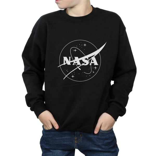 NASA Boys Classic Insignia Logo Monochrome Sweatshirt