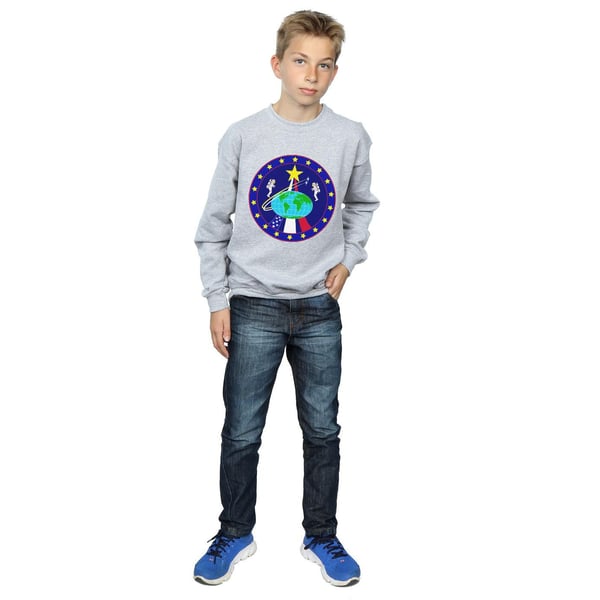 NASA Boys Classic Globe Astronauts Sweatshirt