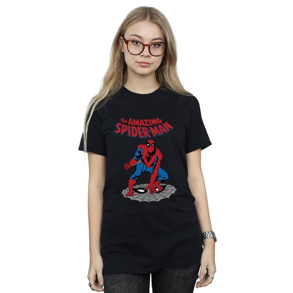 Marvel Womens/Ladies The Amazing Spider-Man Cotton Boyfriend T-Shirt