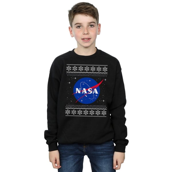 NASA Boys Classic Fair Isle Sweatshirt