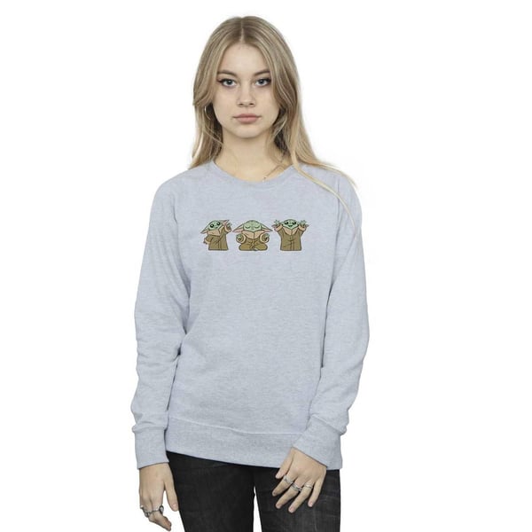 Star Wars Womens/Ladies The Mandalorian Grogu Poses Sweatshirt