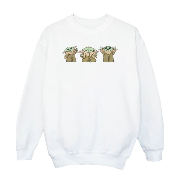 Star Wars Womens/Ladies The Mandalorian Grogu Poses Sweatshirt