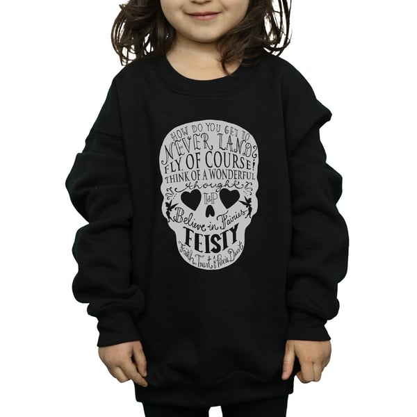 Disney Girls Tinker Bell Skull Sweatshirt