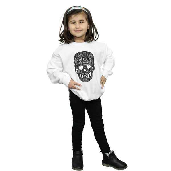 Disney Girls Tinker Bell Skull Sweatshirt