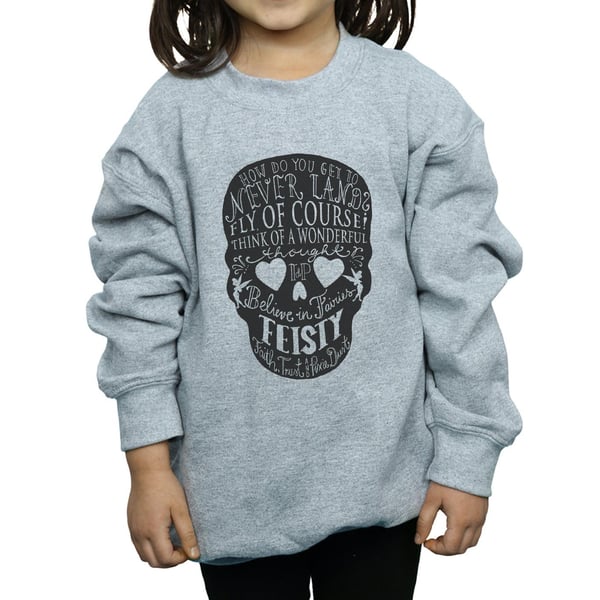 Disney Girls Tinker Bell Skull Sweatshirt