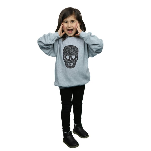 Disney Girls Tinker Bell Skull Sweatshirt