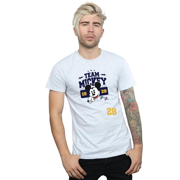 Disney Mens Mickey Mouse Team Mickey T-Shirt