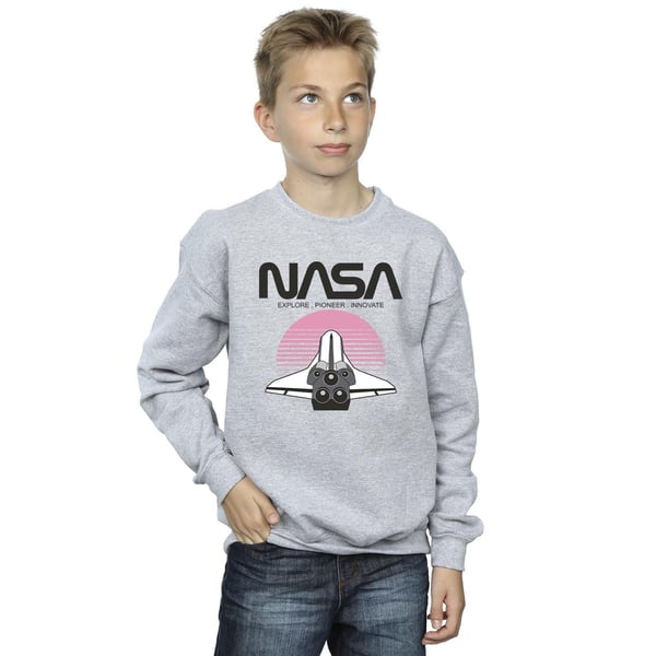 NASA Poikien Avaruussukkula Auringonlasku Collegepaita