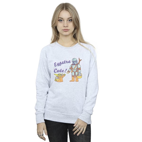 Star Wars Womens/Ladies The Mandalorian Eggstra Cute Grogu Sweatshirt