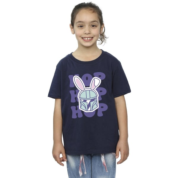 Star Wars Girls The Mandalorian Hyppää pääsiäiseen puuvillainen T-paita