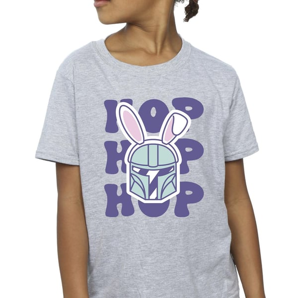 Star Wars Girls The Mandalorian Hyppää pääsiäiseen puuvillainen T-paita