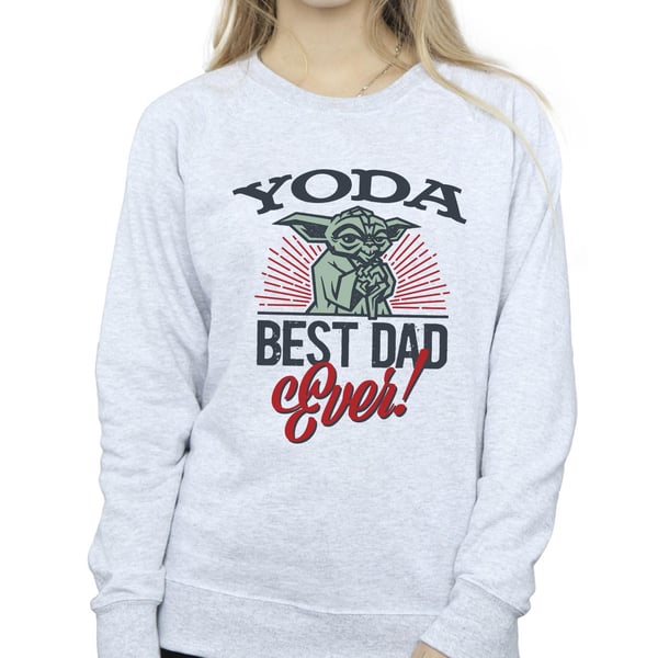 Star Wars Womens/Ladies Mandalorian Yoda Dad Sweatshirt