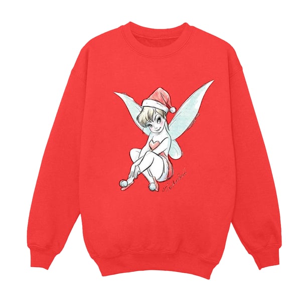 Disney Girls Tinkerbell Christmas Fairy Sweatshirt