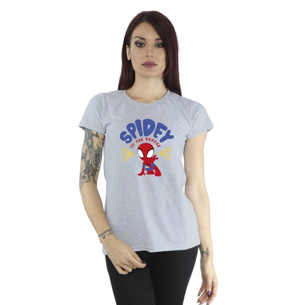 Marvel Womens/Ladies Spidey And His Amazing Friends Rescue Cotton T-Shirt