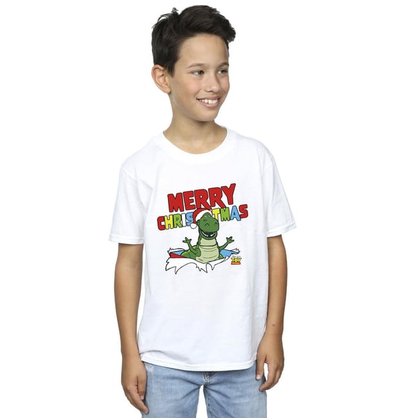 Disney Boys Toy Story Rex Christmas Burst T-Shirt