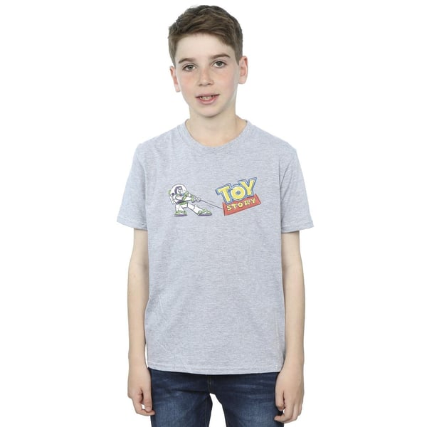Disney Boys Toy Story Buzz Pulling Logo T-Shirt